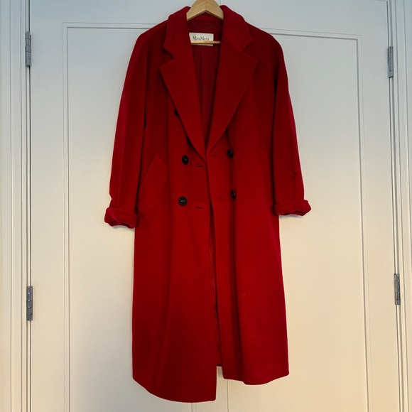 MaxMara Jackets & Blazers - MAX MARA 101801 Madame Icon coat in red